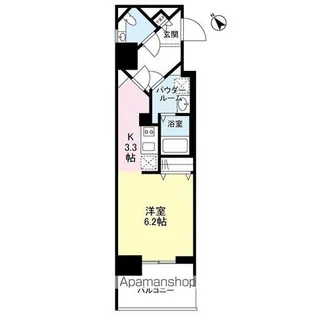グロースメゾン新横浜【504号室号室】の間取り