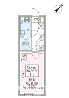 スカイラシクラス平和台【204号室号室】の間取り