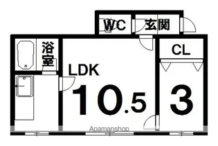 コスモヒルズⅠ【1階】の間取り
