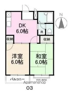 エルディム玉藻【2階】の間取り