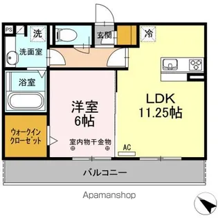 COZY COURTⅡ(コージーコートツー)【2階】の間取り