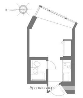 スタジオ明泉【3階】の間取り