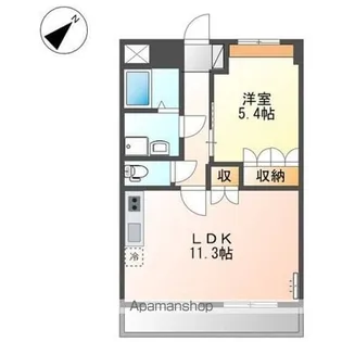 T・Yハイツ二号【206号室】の間取り