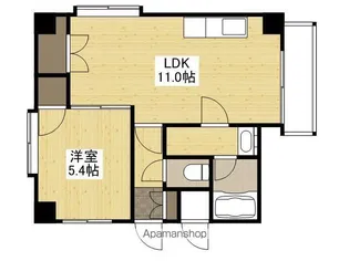 第3コーポ大場【603号室】の間取り