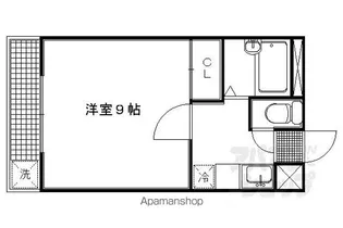 コスモハイツ今出川【403号室】の間取り