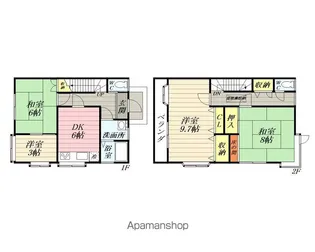 ハイツカミーナ【103号室】の間取り