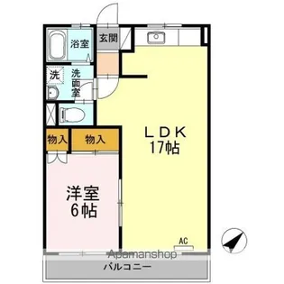 ソレイアード【3階】の間取り