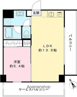 グランリーオ【7E号室号室】の間取り