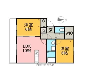 グラス ウィン【2階】の間取り