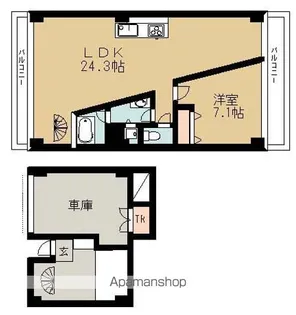FCOURT【1階】の間取り