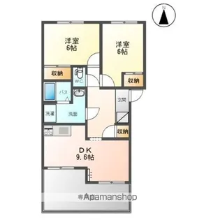 マルベリーズ壱番館【1階】の間取り