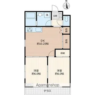 パークテラス【1階】の間取り