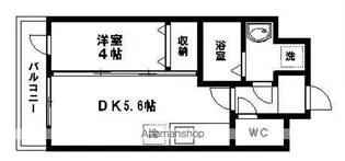 エルスタンザ子平町【5階】の間取り