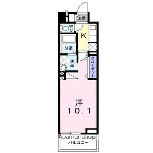 ラピスラズリ【5階】の間取り