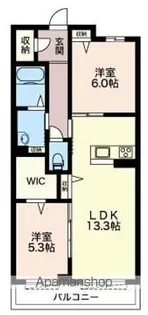 グラッツィエ【305号室】の間取り