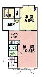 ニューエスパニア3AⅡ【2階】の間取り
