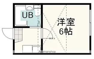 ウォールデン御門台【A101号室】の間取り