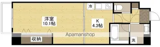 グラシア幟町【3階】の間取り