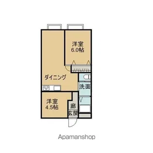 コンフォート【4階】の間取り
