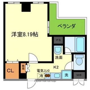 B-RISE新町【10階】の間取り