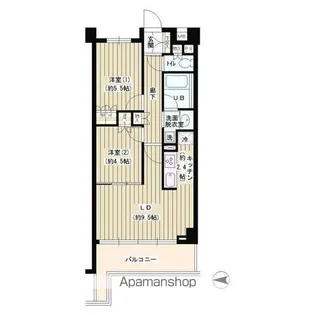 JMFレジデンス赤羽志茂【5階】の間取り