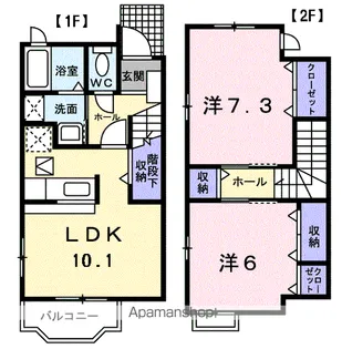 ベネフィット【1階】の間取り
