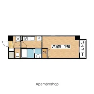 モンプランドール千里【2階】の間取り