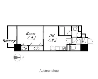 ル・ソレイユ【801号室】の間取り