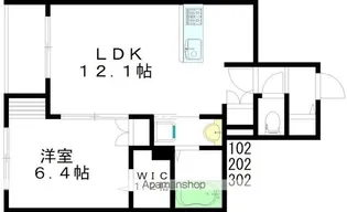 ルミナ荻窪【302号室】の間取り