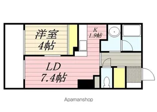 KDXレジデンス大通公園【6階】の間取り