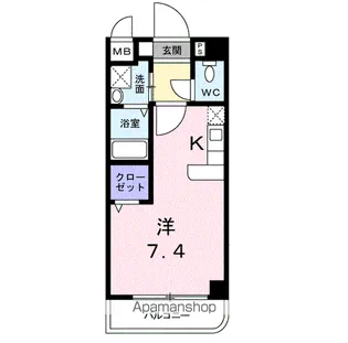 アウローラ冨士【1階】の間取り