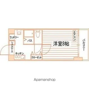 メトロルーテ砂田橋【4階】の間取り