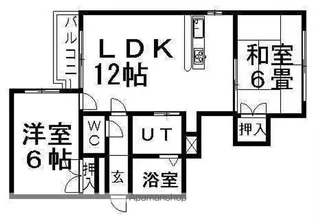 さざんパレス【301号室】の間取り