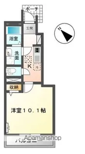 クレオール【1階】の間取り