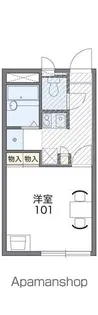 レオパレスインランドシーⅡ【1階】の間取り