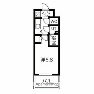 エスリード上前津LIVIA【13階】の間取り