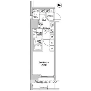 コンフォリア錦糸町【6階】の間取り