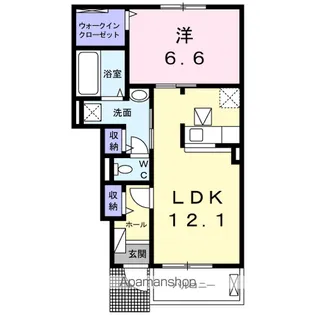 プラシードSKⅡ【1階】の間取り
