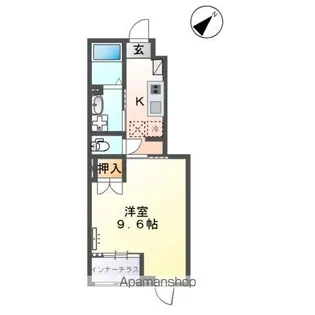 アリュール阿見【1階】の間取り