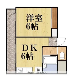 エトワール三鷹第5【901号室】の間取り