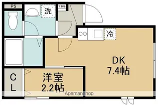 カーサミーア仙台Ⅰ【1階】の間取り