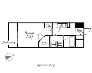 フレールコート東別院【12階】の間取り