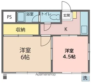 オリス本八幡【101号室号室】の間取り