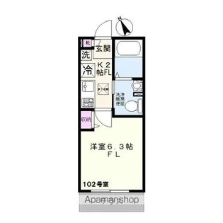 ラ・フォレスタ【1階】の間取り