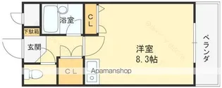 ヴィユ江上【3階】の間取り