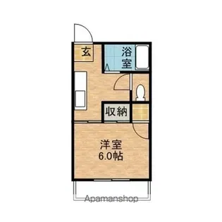 プチメゾン・ラメール【1階】の間取り