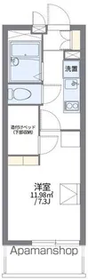 レオパレスグランド オープリー【3階】の間取り