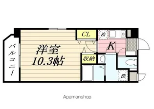 HF今池南レジデンスWEST【3階】の間取り