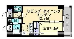 アンパレ内町【4階】の間取り