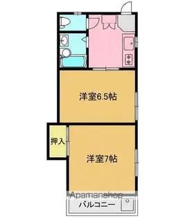 エスパシオ田無【1階】の間取り